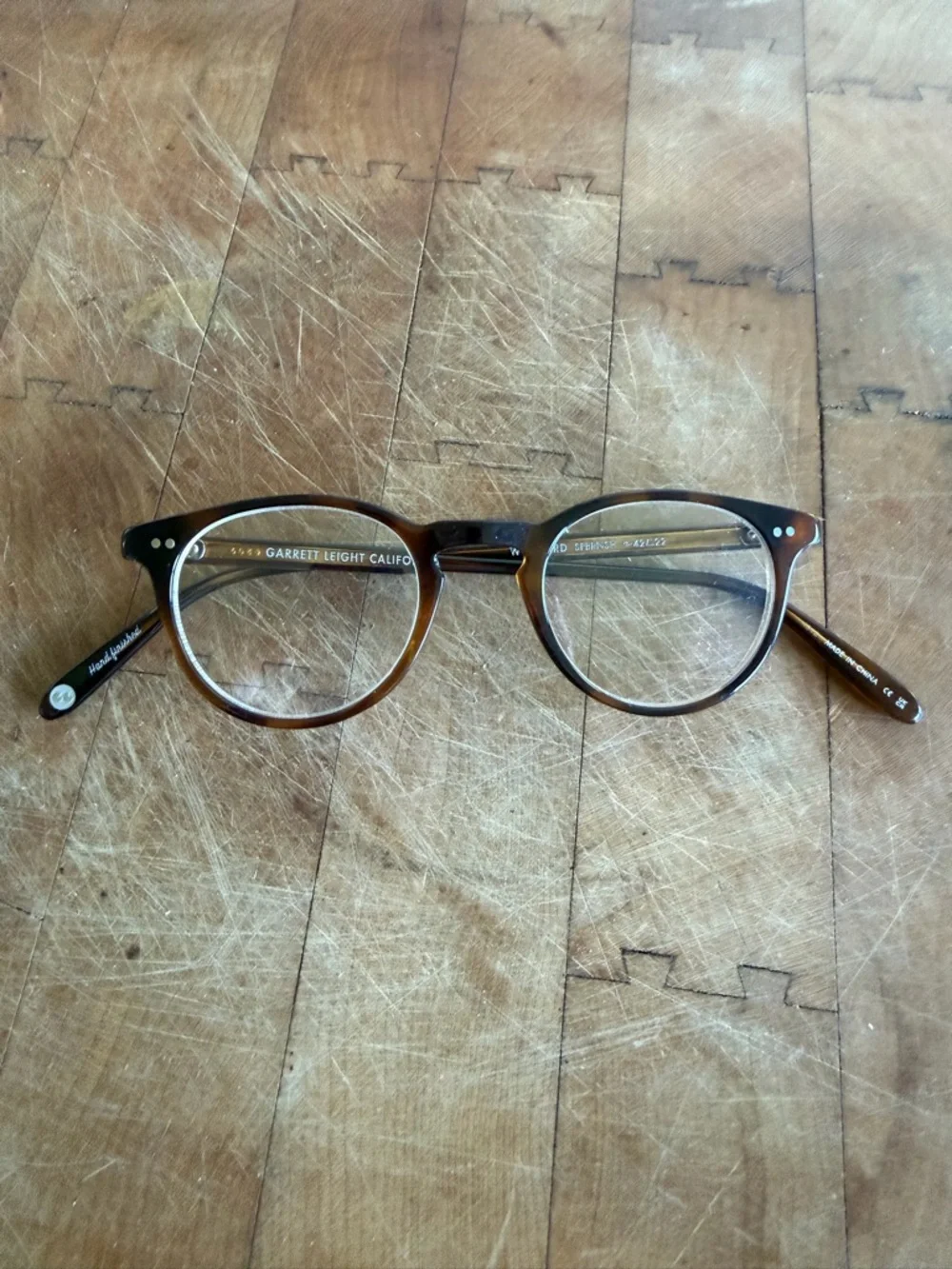 GARRETT LEIGHT Winward Tortoise Shell Glasses Frames NWOT